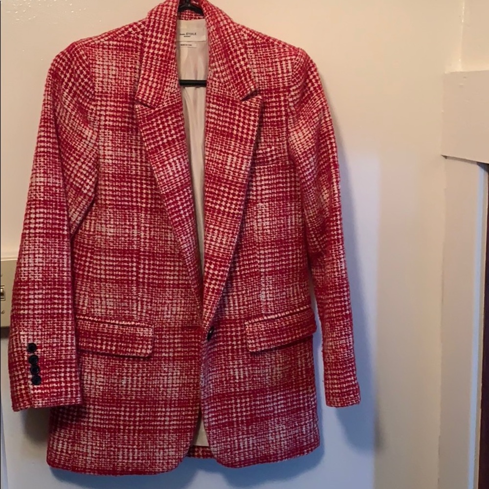 Isabel Marant wool plaid  blazer, like new